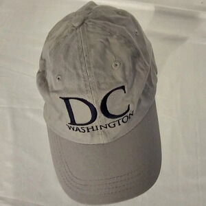 Washington DC cap hat Embroidered Khaki Beige Adjustable